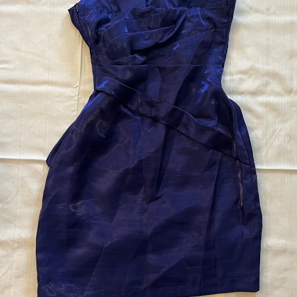 Strapless Navy Formal Dress - City Studio - Size 7 - Picture 2 of 4